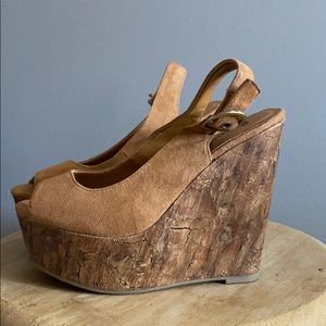 Platform wedge sandals